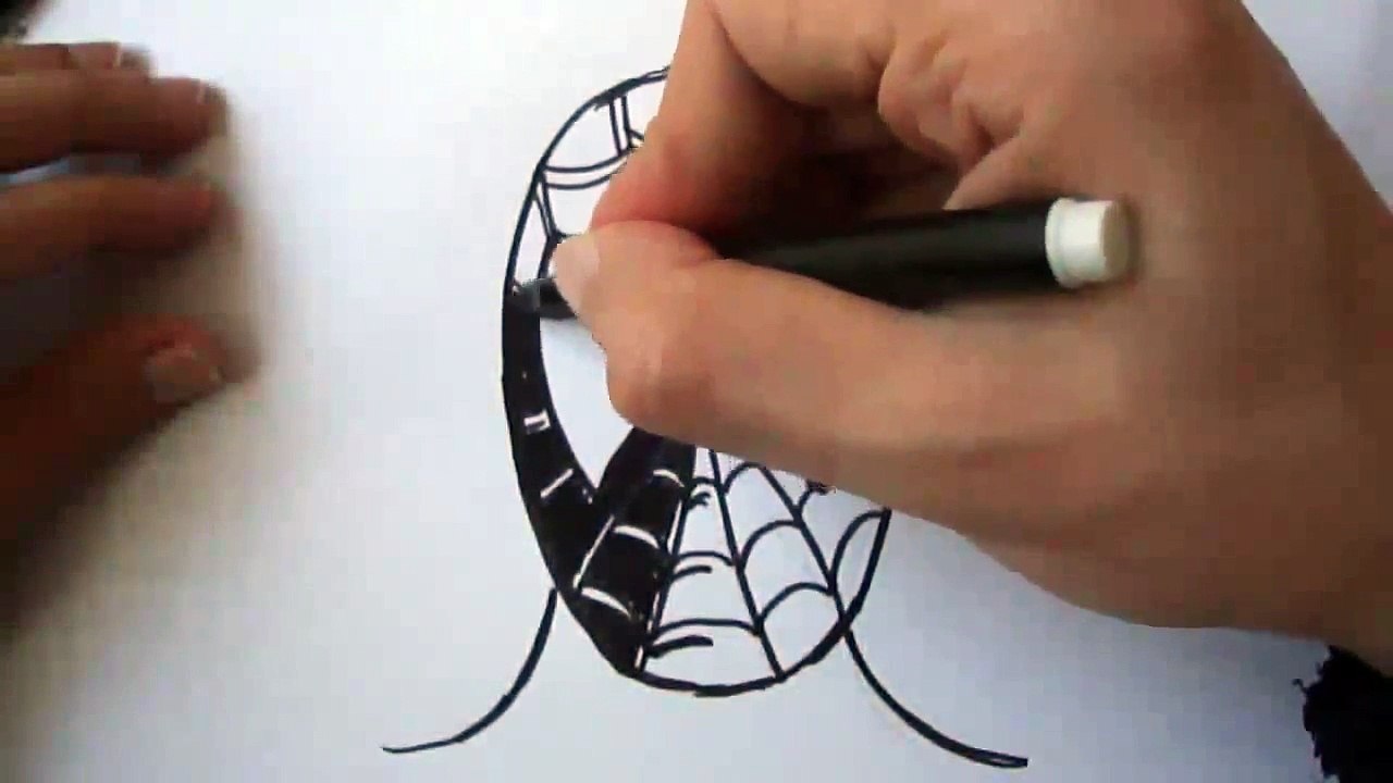 How to draw Spiderman Venom (Ehedov Elnur)Челове́к-пау́к