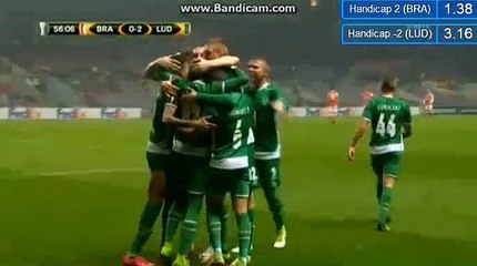 Own Goal HD - Sporting Braga 0-2 Ludogorets Razgard 19.10.2017