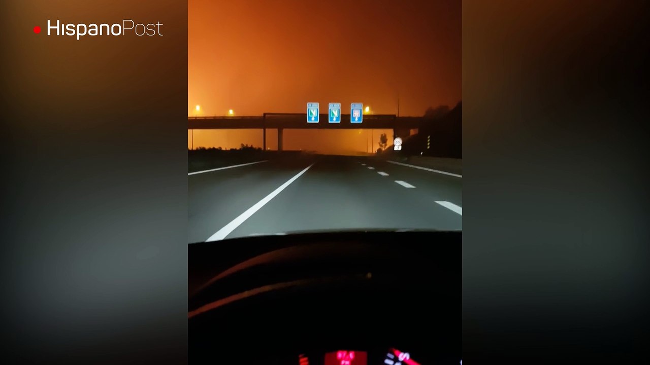 Estuvo a punto de terminar atrapado en los incendios que consumen Portugal