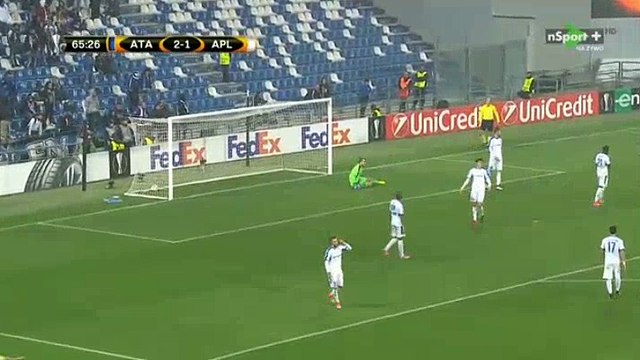 Remo Freuler Goal HD - Atalanta	3-1	Apollon 19.10.2017