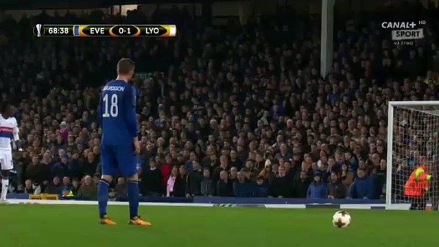 Ashley Williams Goal HD - Everton	1-1	Lyon 19.10.2017