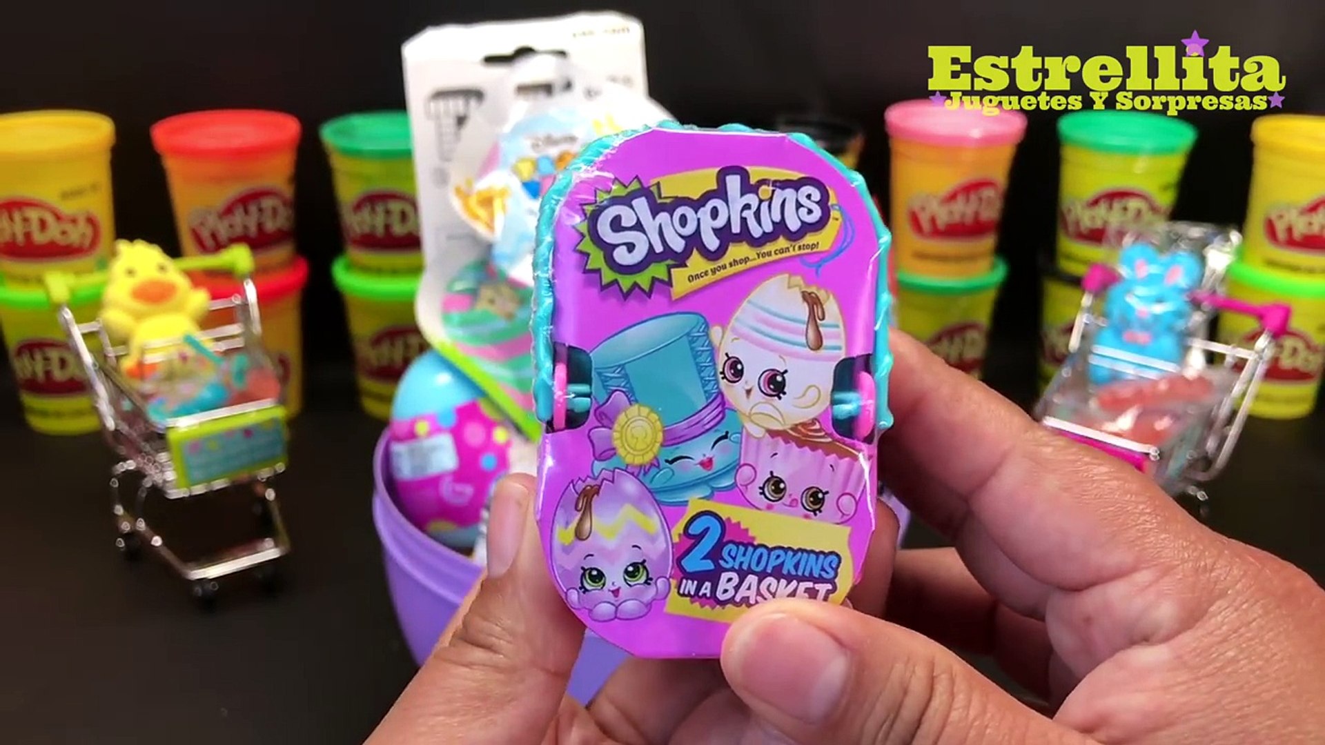 Huevo Sorpresa Gigante de Pascua Shopkins Googy Plastilina Play Doh Juguetes Bolsitas Sorpresa - Vidéo Dailymotion