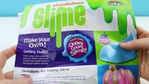 Nickelodeon Scented Slime Kit! I Make Blueberry and Strawberry Scented Slime!