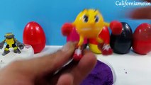 Surprise Eggs Super Sand Pac-Man Chuggington Pinypon Hotwheels Ninja Turtles Ben 10