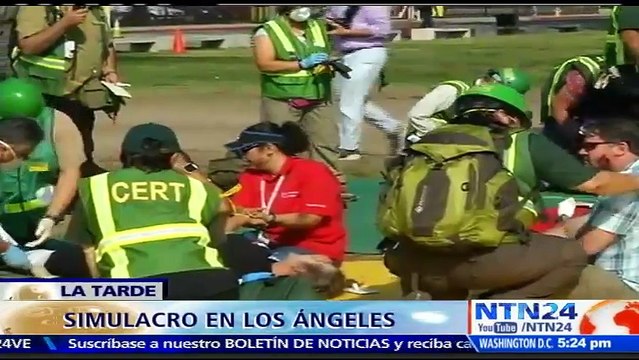 “La verdad es que no estamos preparados” alcalde de Los Ángeles, EE. UU., tras mega simulacro de sismo