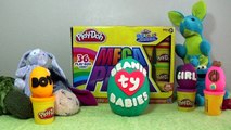 Giant Surprise Egg TY Beanie Babies Play Doh 36 MEGA PACK Frozen