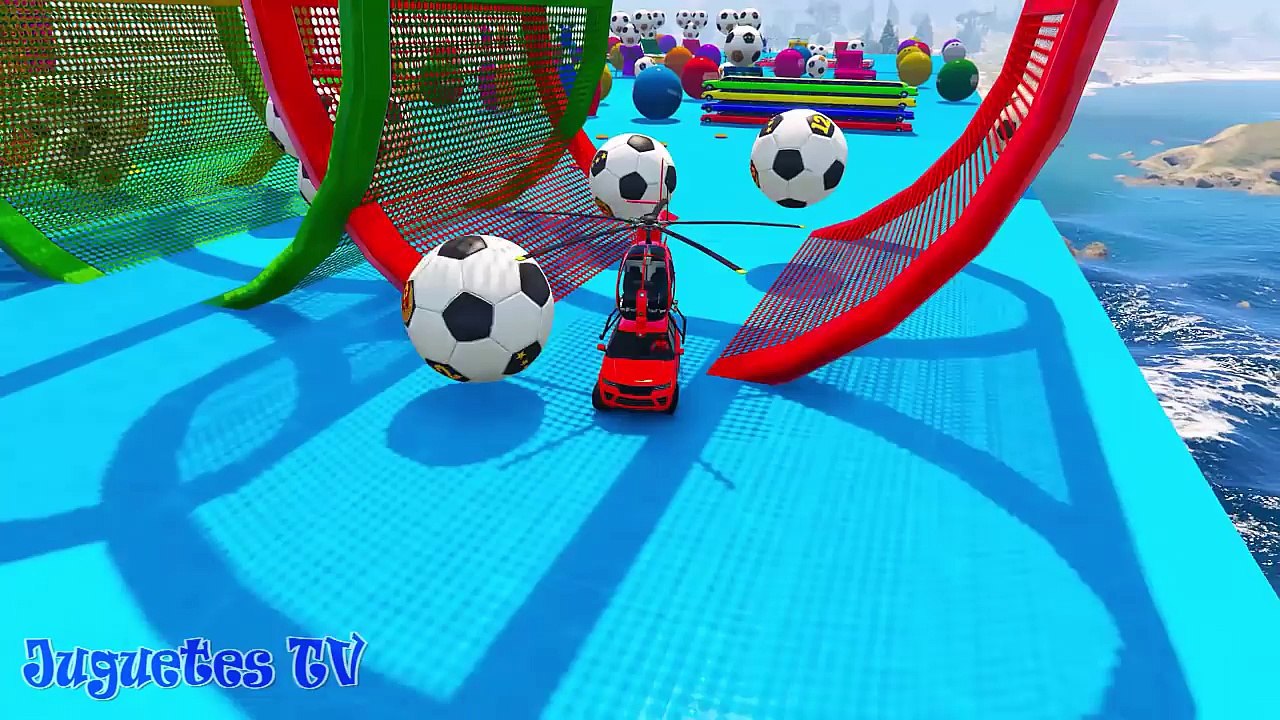 Aprende los Colores con Helicopteros y Carros en Ingles para Niños - Learn Colors JTV21