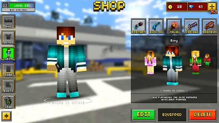 ★Pixel Gun 3D - How To Make a Boy Skin★