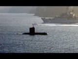 Olaylı Rus savaş gemisi, denizaltı kontrolünde geçti