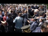 CHP liderine şehit cenazesinde yumurtalı protesto