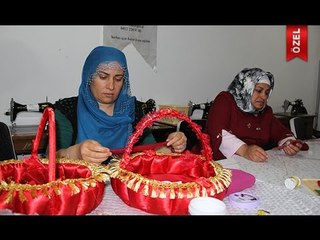 Terör mağduru kadınlar el sanatını öğreniyor