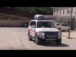 Ovacık Adliye Lojmanları'nın önünde patlama