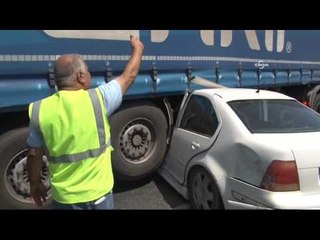 TEM’i felç eden kaza