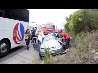 Otobüsün altına girdi: 1 ölü, 1 ağır yaralı