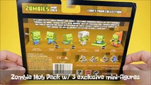 Minecraft Iron Armor Steve Piston Push & Zombie Mob Pack plus Minecart Mystery Minifigures by Mattel