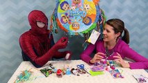Bubble Guppies SURPRISE TOYS PINATA! DisneyCarToys & Spiderman Open Frozen Toys Kinder Surprise Eggs
