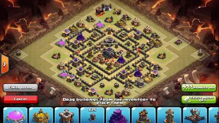 Clash of clans - Town hall 8 (th8) war base best new anti 3stars New update + REPLAY
