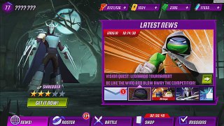 ICKITTY, LEO (VQ), MIKE, Mike (Movie), Raph (LARP) fight in SWIFT CLASS TMNT Legends Event gameplay