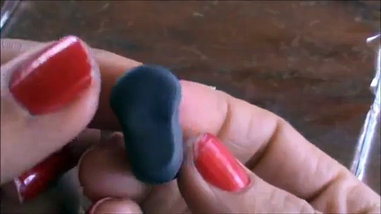 Como Hacer un Oso Panda en Porcelana Fria