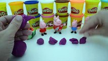 Pig George da Familia Peppa e Massinha de Modelar Play-Doh fazendo Frutinhas!!! Em Portugues