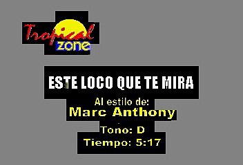 Marc Anthony  - Este Loco Que Te Mira (Karaoke)