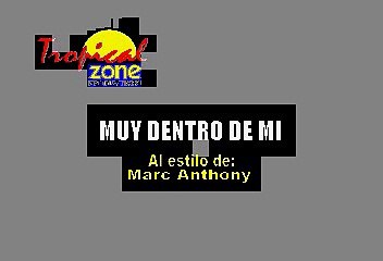 Marc Anthony - Muy Dentro De Mi (Karaoke)