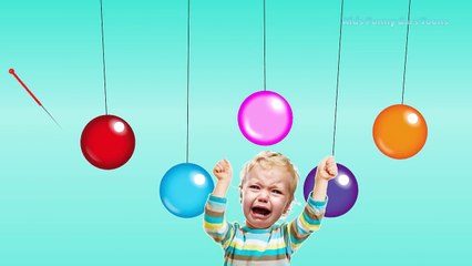 Crying Baby- Bad Baby learn colors with Candy Balls -Babies Learning Colorful Videos