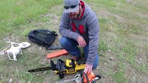 BATTERY vs GAS ► DeWALT DCCS690B vs STIHL MS180c Chainsaw Review