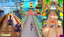 SUBWAY SURFERS vs ANGRY GRAN RUN vs MINION RUSH (iOS, Android)