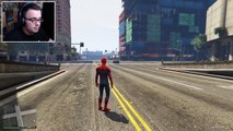 GTA 5 Mods - THE REAL SPIDERMAN HOMECOMING MOD w/ WEB SHOOTER, WEB SWING (GTA 5 PC Mods Gameplay)