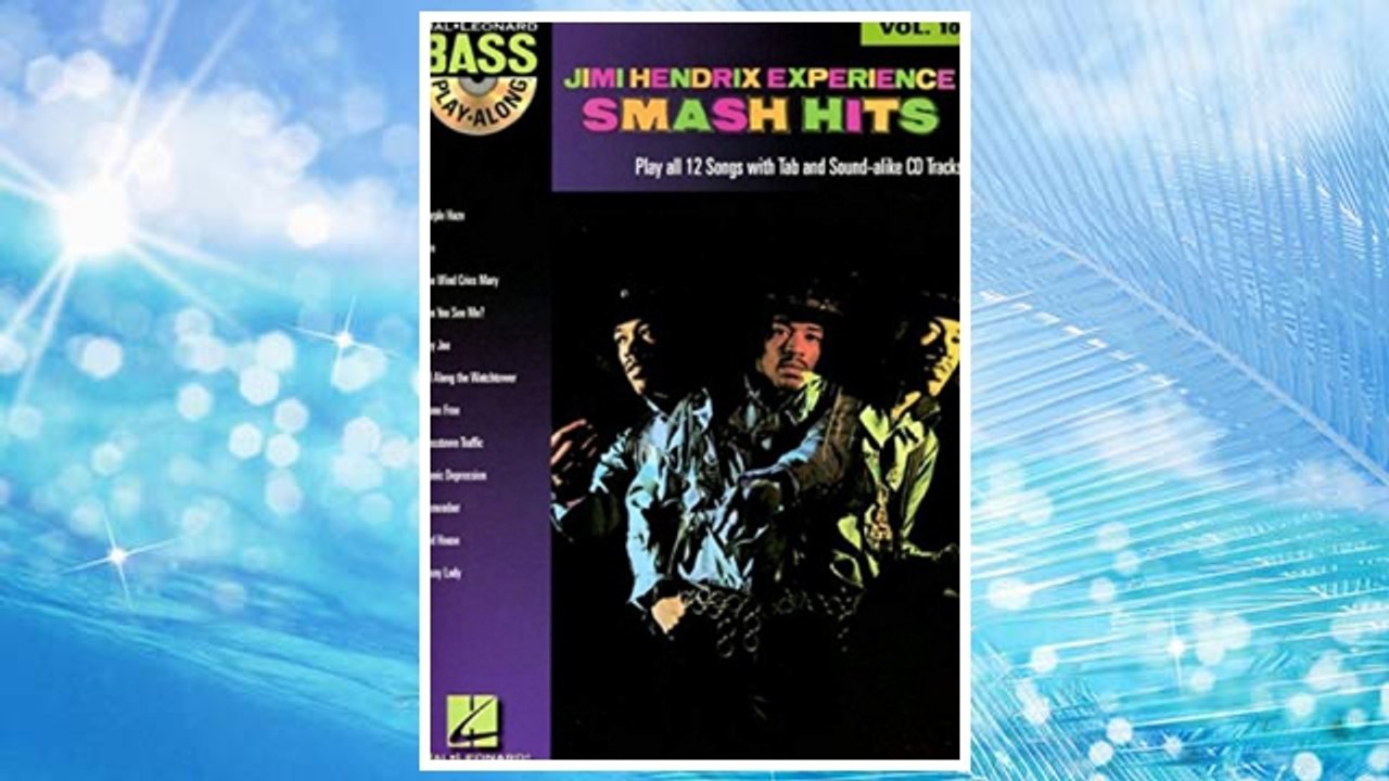 Download PDF Jimi Hendrix - Smash Hits: Bass Play-Along Volume 10 FREE