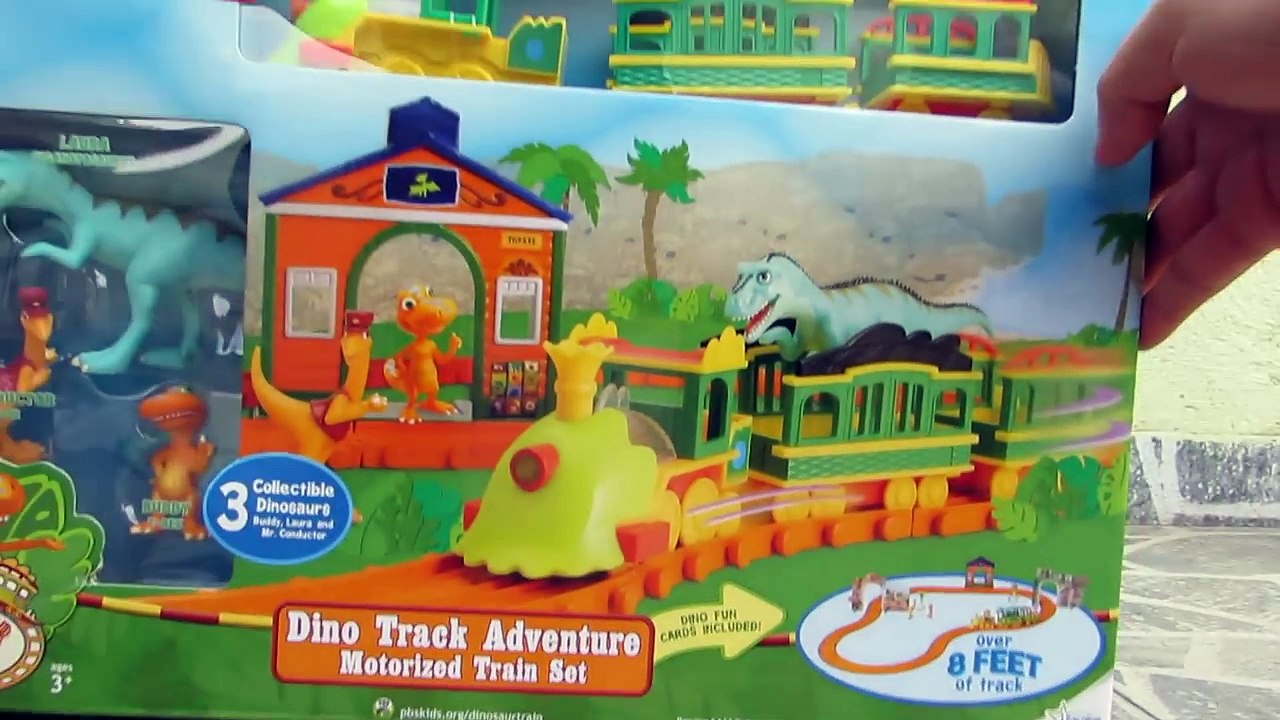 Dinotrem - Dino Trem - Dinotren - Dinosaur Train Set Motorized Train Set Dino Track Adventure