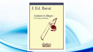 Download PDF Andante and Allegro: Trombone FREE