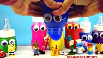 Slime Goo Barbie Elsa Frozen Spongebob Cartoon Surprise Cups Toys StrawberryJamToys