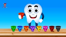 Learn Color for Children with Colors Teeth - Teach Colours Kids Play & Learning Educational Videos