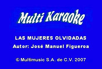 Alicia Villareal - Las Mujeres Olvidadas (Karaoke)