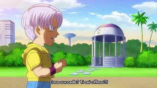 TRUNKS BAMBINO VS TRUNKS DEL FUTURO [SUB ITA]