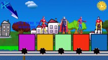 Magic trains compilation - learn planets, superheroes, scary train - halloween night, Learn numbers