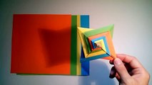 Como hacer una peonza de papel || Origami Muy Facil