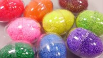 Surprise Eggs Foam Clay Hide and Learn Colors Slime Ice cream Toys