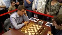 ♚ GM Magnus Carlsen vs GM Sergey Karjakin Chess Blitz Tal Memorial Round 6