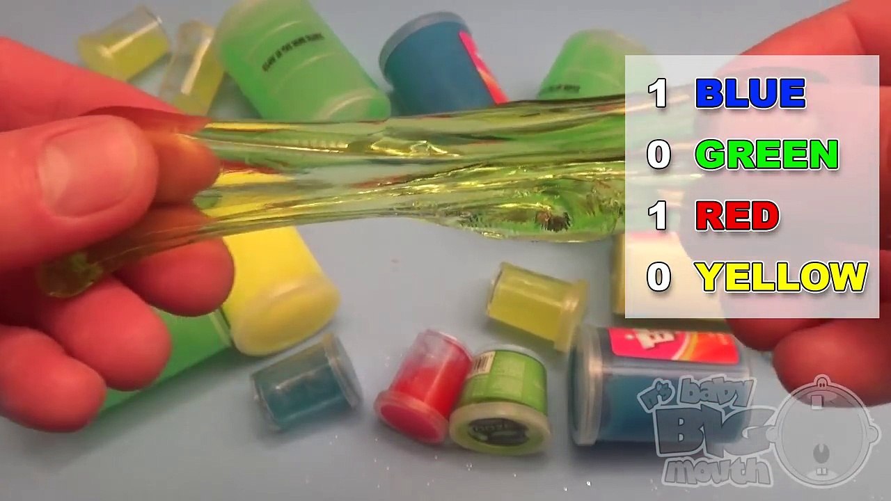 Learn Colours With Ooze, Glitter Putty and Slime! Fun Learning Contest!