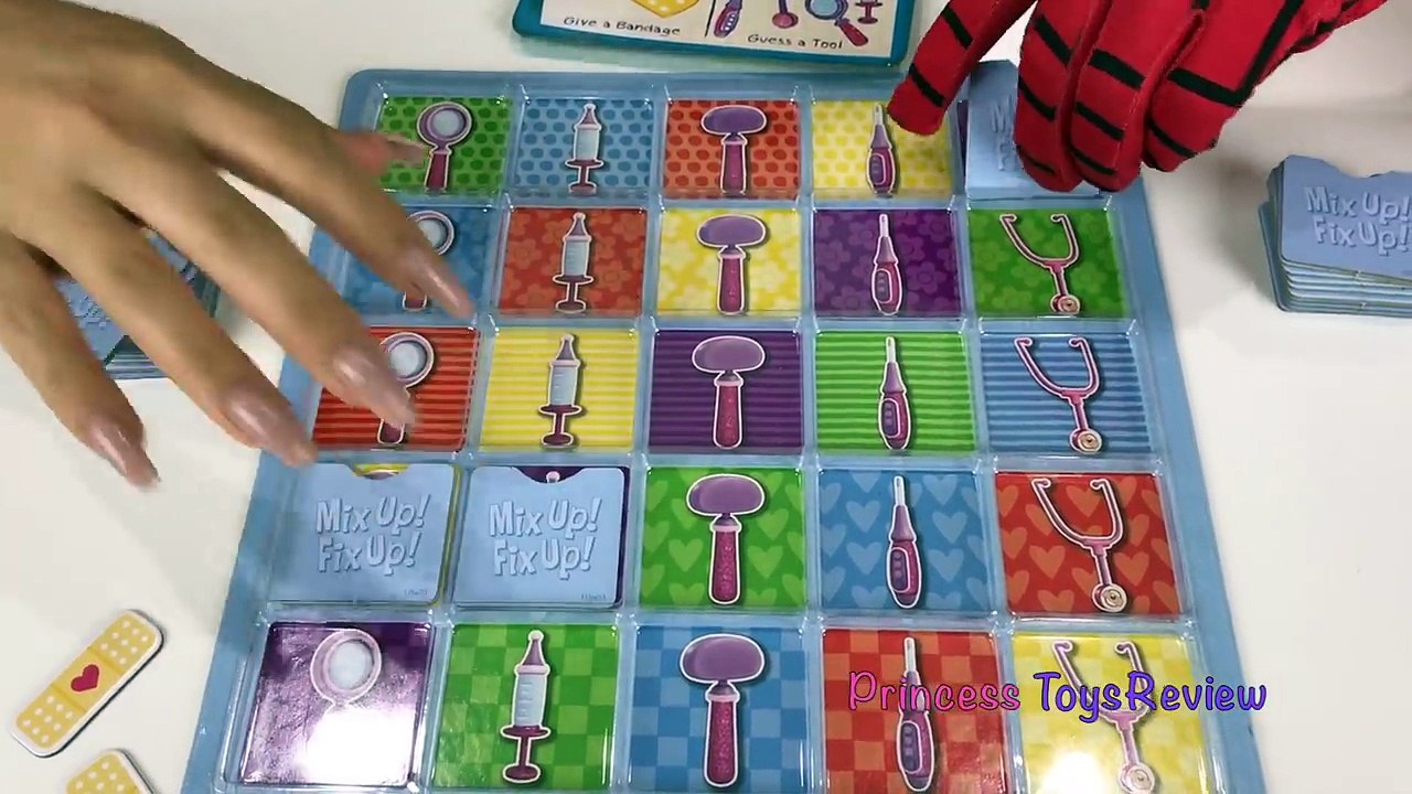 DOC MCSTUFFINS checkup Family Fun Game for Kids Mix Up Fix Up Egg Surprise Toy Princess Toysreview