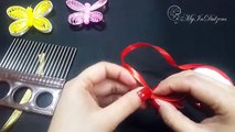 D.I.Y. Ribbon Quilled Butterfly | MyInDulzens