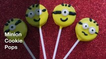 Minion Cookie Pops - Oreo Cookie Pops