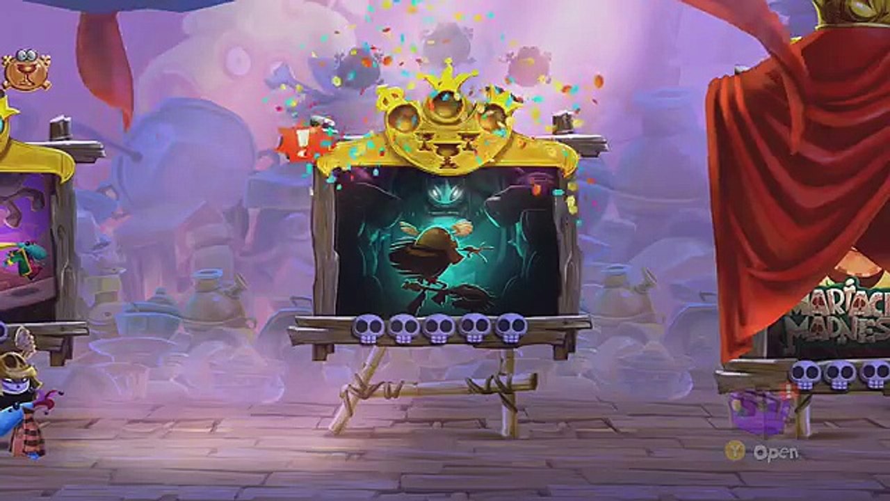 Rayman Legends - Part 9 - Fiesta de los Muertos (Lucha Libre Get Away, Wrestling with a Giant)