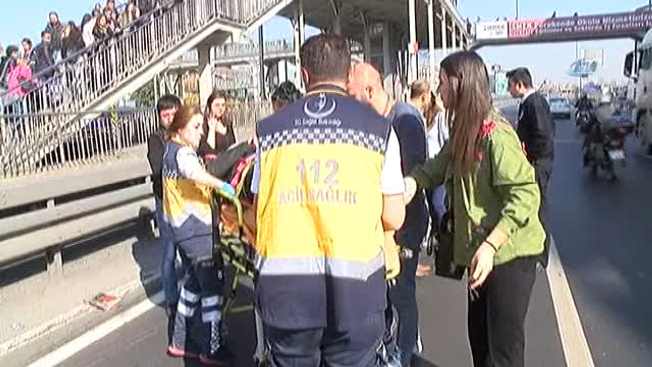 Motosiklet Kazası Trafiği Felç Etti