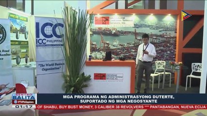 Mga programa ng administrasyong Duterte, suportado ng mga negosyante
