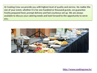 Best Catering Services in Bangalore