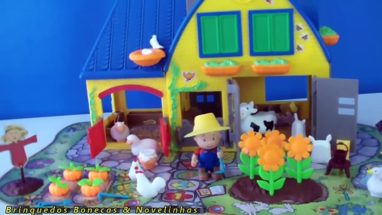 Brinquedo Caillou Casa da árvore - Caillou Tree House Playset. Aprendendo Cores Learn Color